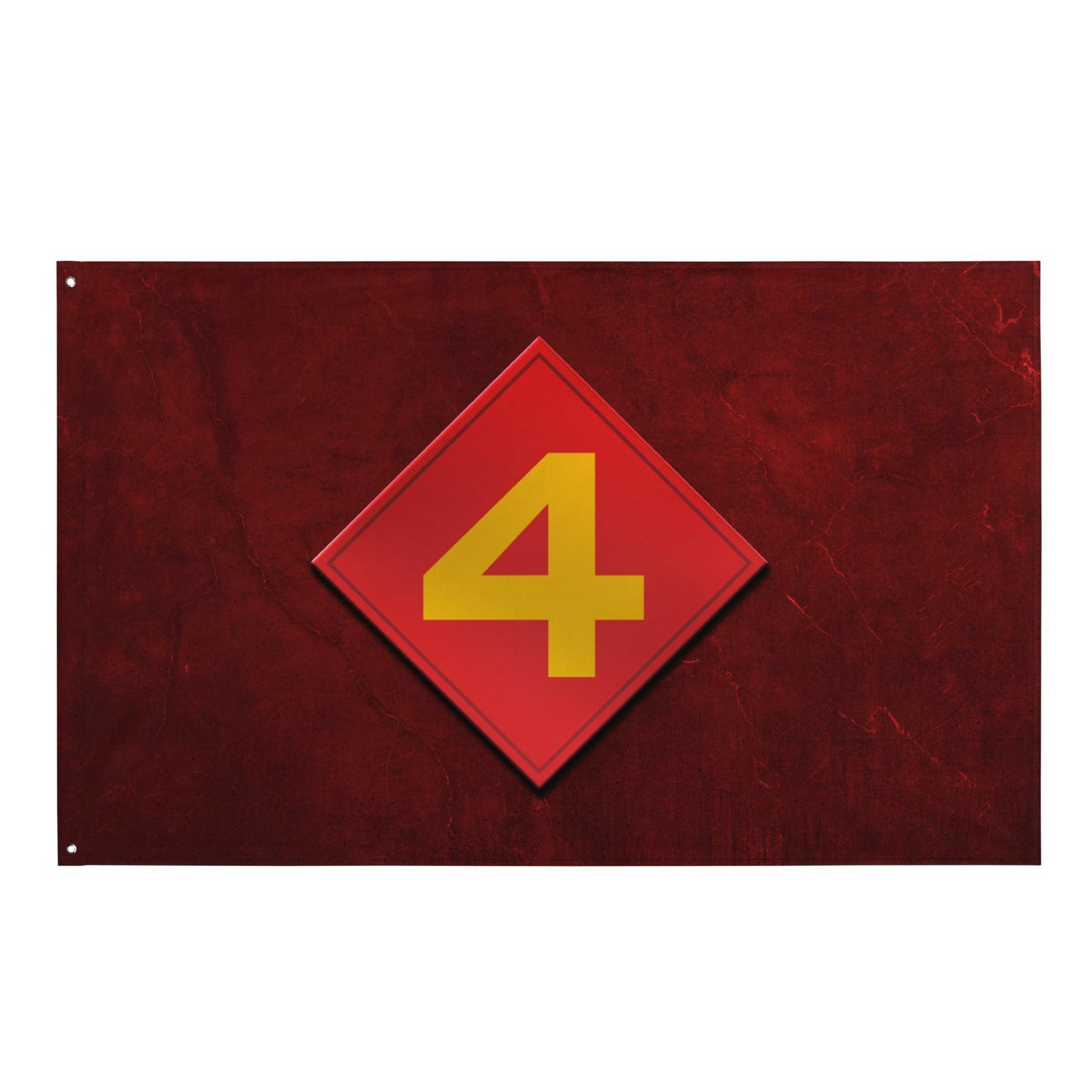 4th Marine Division Logo Red Flag Tactically Acquired Default Title  
