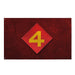 4th Marine Division Logo Red Flag Tactically Acquired Default Title  