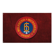 6th Marine Division Logo Red Flag Tactically Acquired Default Title  