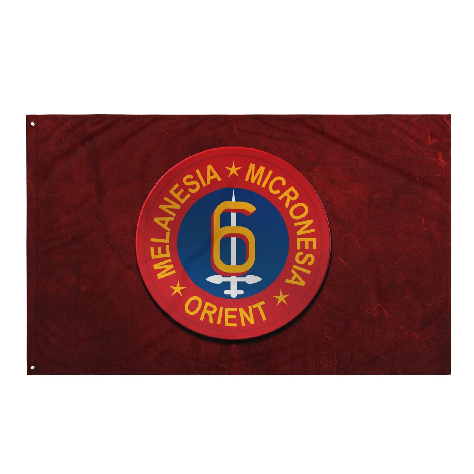 6th Marine Division Logo Red Flag Tactically Acquired   