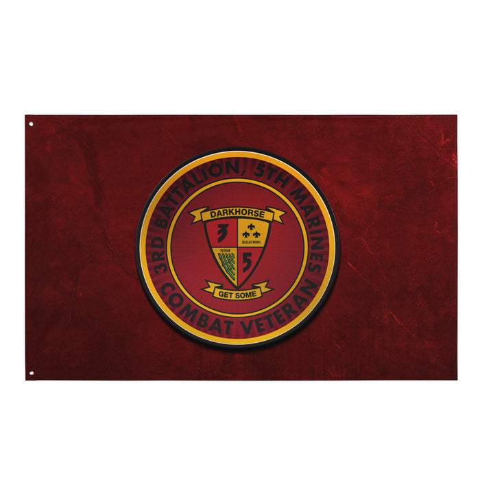 3/5 Marines Combat Veteran USMC Flag Tactically Acquired Default Title  