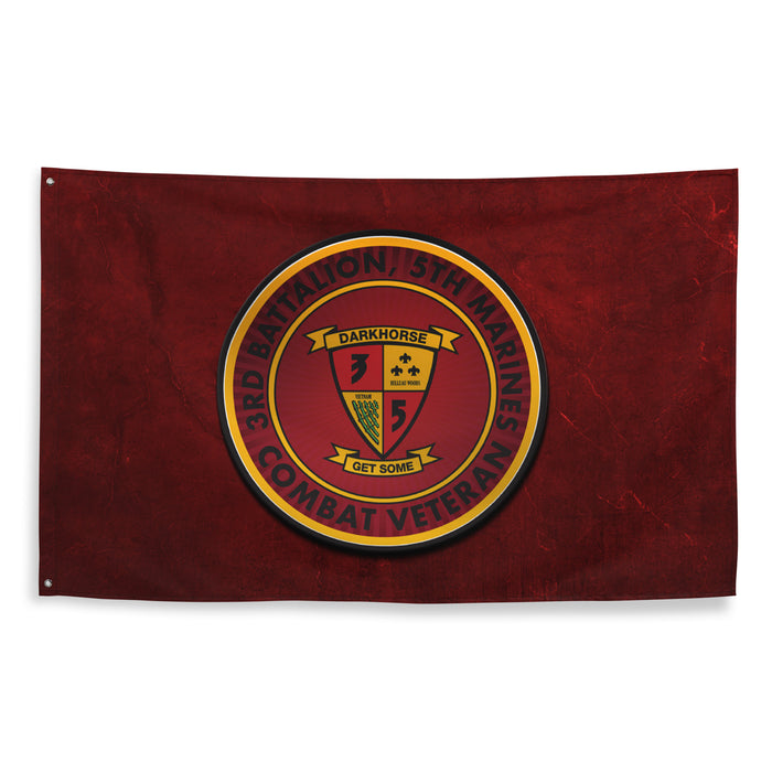 3/5 Marines Combat Veteran USMC Flag Tactically Acquired   