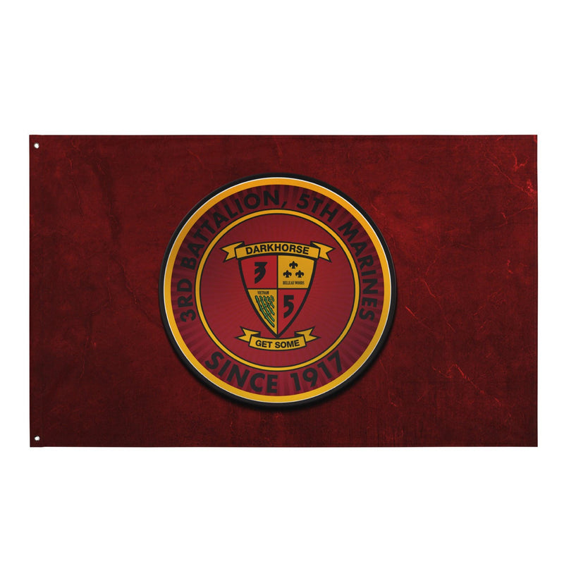 3/5 Marines 'Darkhorse' Since 1917 USMC Legacy Flag
