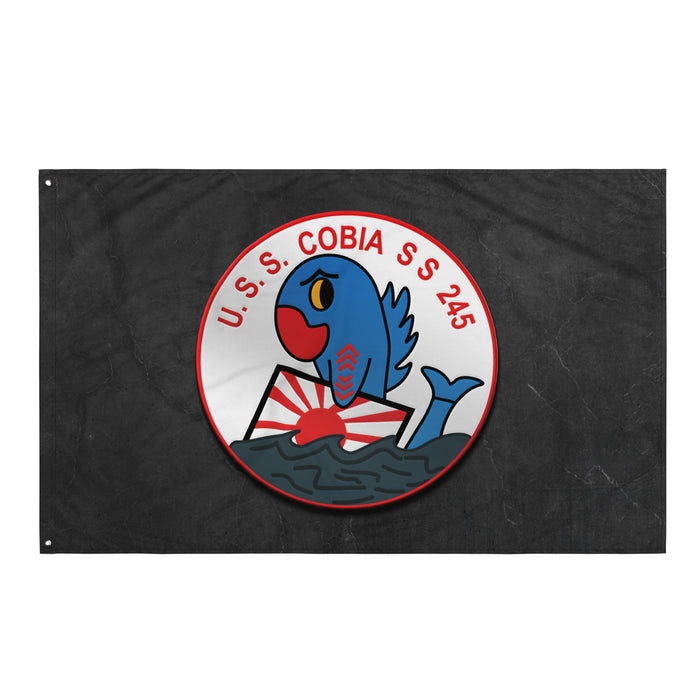 USS Cobia (SS-245) Submarine Flag Tactically Acquired   