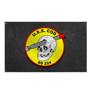 USS Cod (SS-224) Submarine Flag Tactically Acquired Default Title  