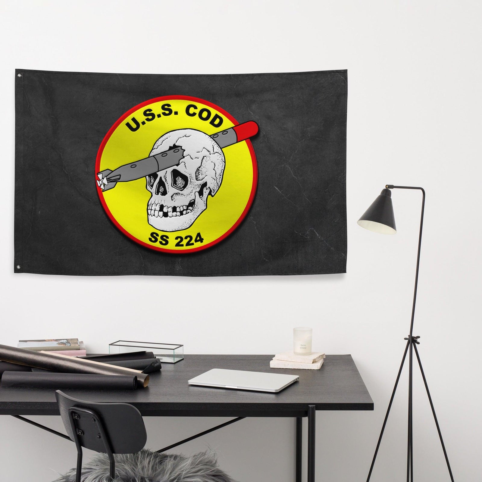 USS Cod (SS-224) Submarine Flag Tactically Acquired   