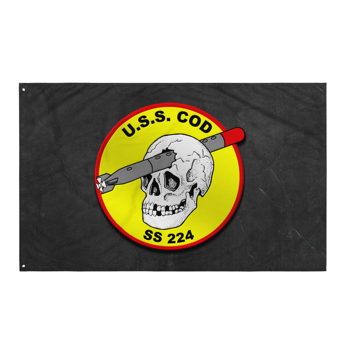 USS Cod (SS-224) Submarine Flag Tactically Acquired   