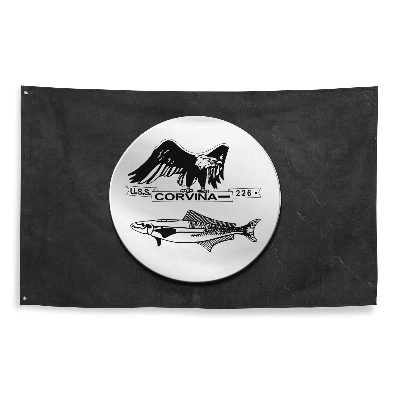 USS Corvina (SS-226) Submarine Flag Tactically Acquired   