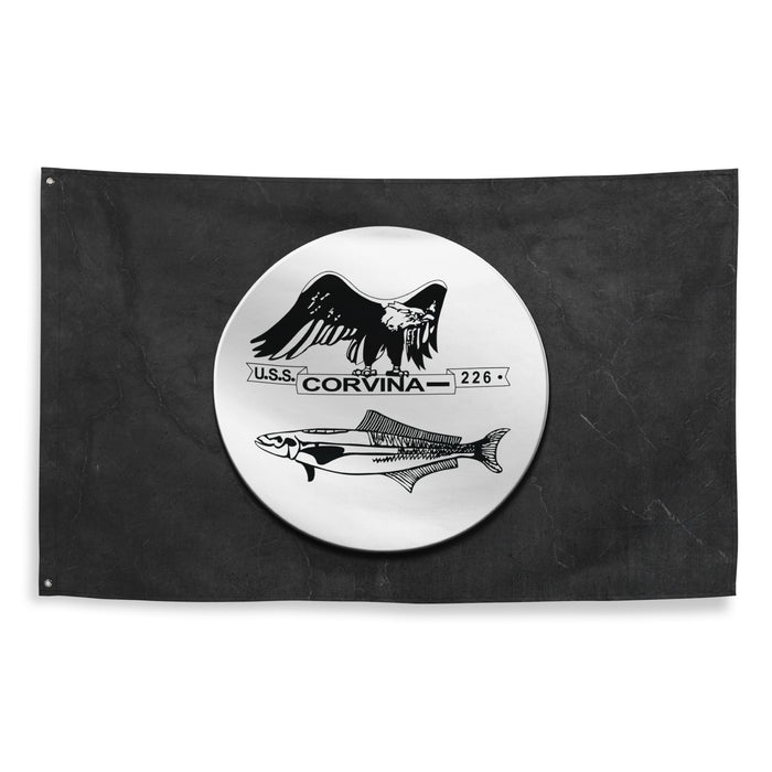 USS Corvina (SS-226) Submarine Flag Tactically Acquired   