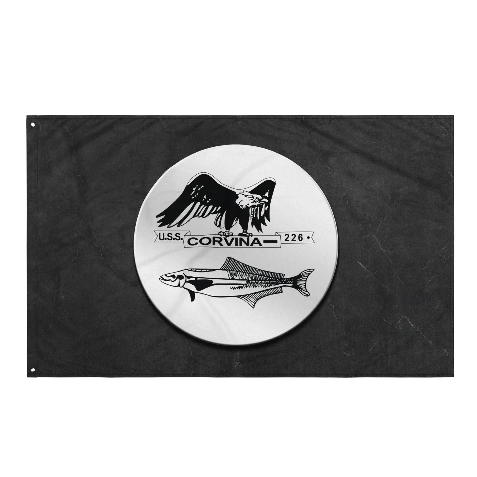 USS Corvina (SS-226) Submarine Flag Tactically Acquired   