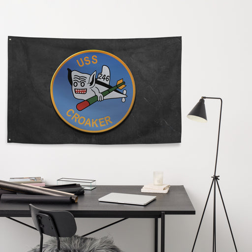 USS Croaker (SS-246) Submarine Flag Tactically Acquired   