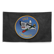USS Croaker (SS-246) Submarine Flag Tactically Acquired   