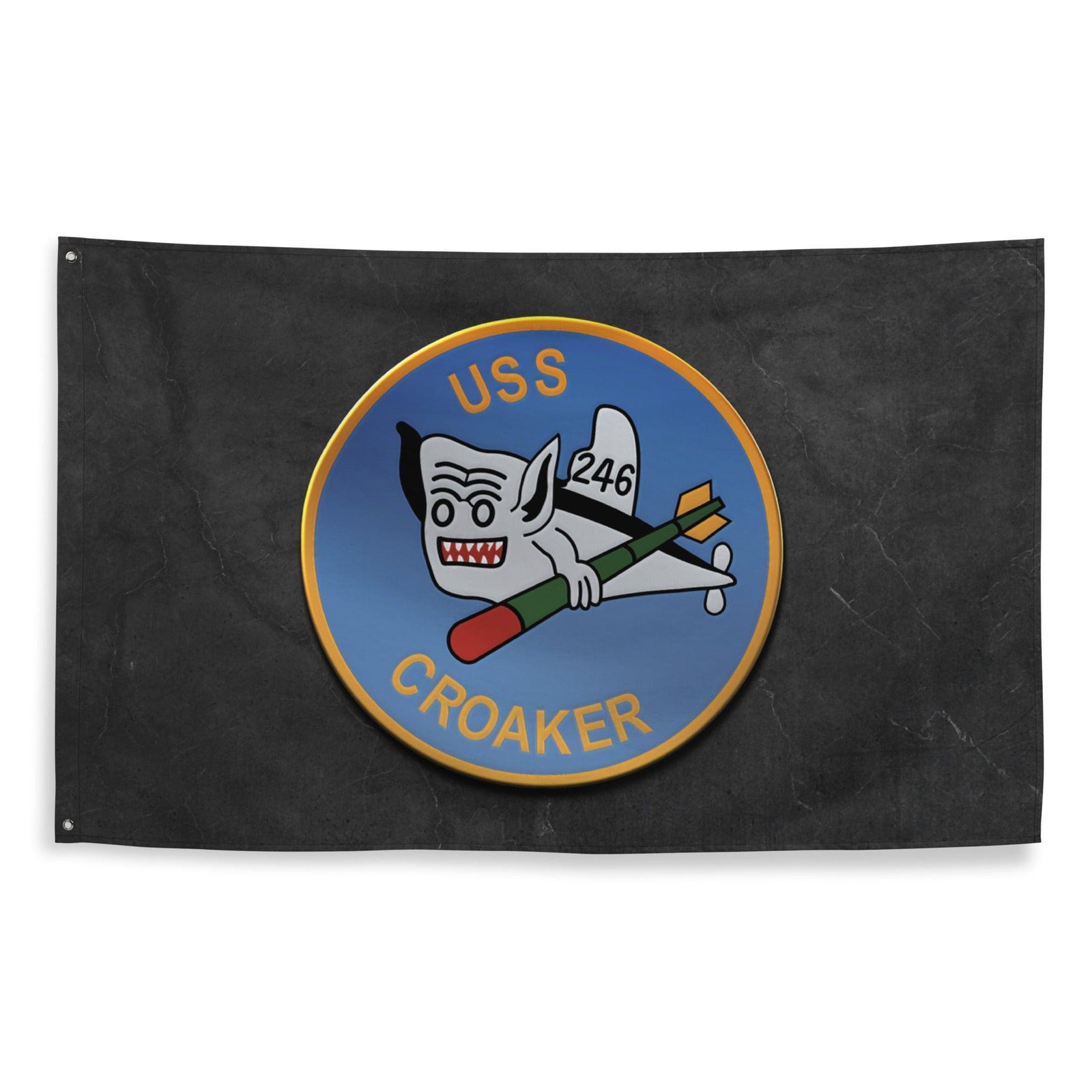 USS Croaker (SS-246) Submarine Flag Tactically Acquired   