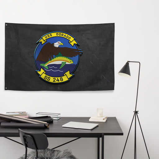 USS Dorado (SS-248) Submarine Flag Tactically Acquired   