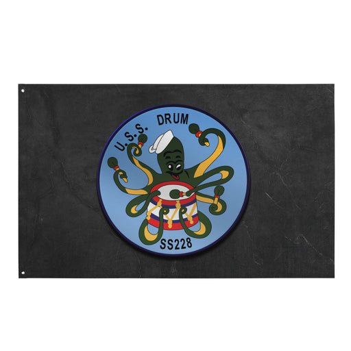 USS Drum (SS-228) Submarine Flag Tactically Acquired Default Title  