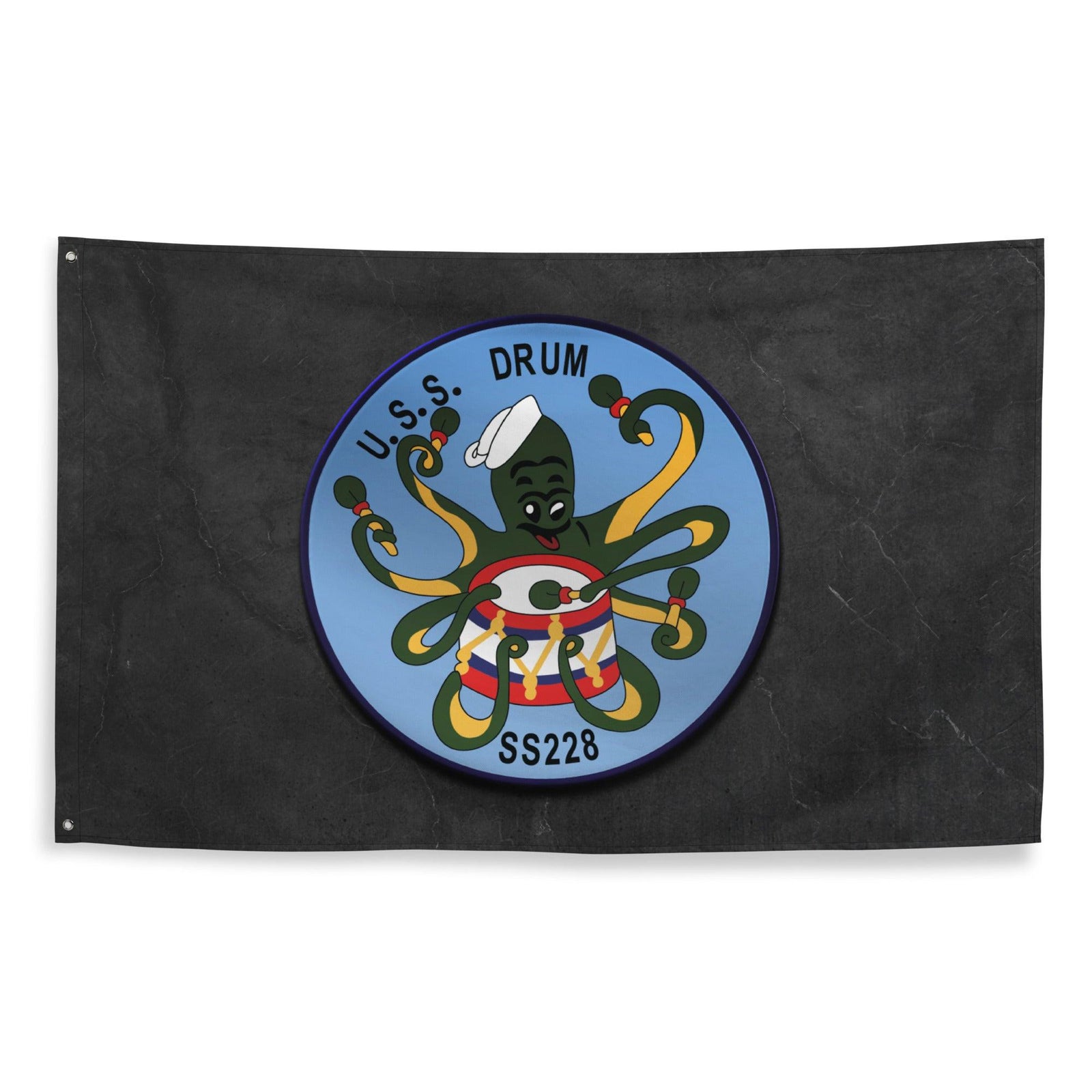USS Drum (SS-228) Submarine Flag Tactically Acquired   