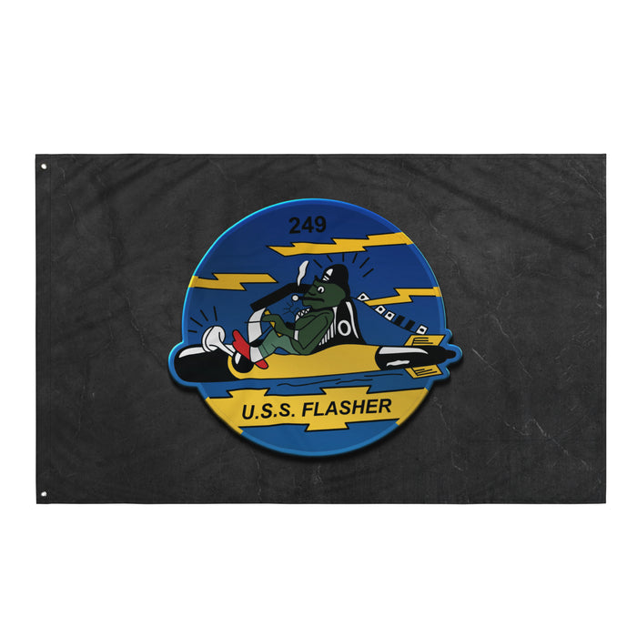 USS Flasher (SS-249) Submarine Flag Tactically Acquired   
