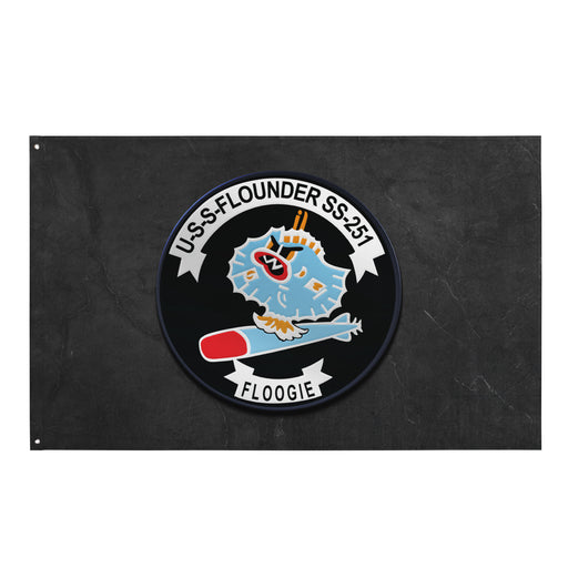 USS Flounder (SS-251) Submarine Flag Tactically Acquired Default Title  