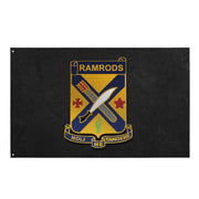 U.S. Army 2-2 Infantry Regiment 'Ramrods' Flag Tactically Acquired Default Title  
