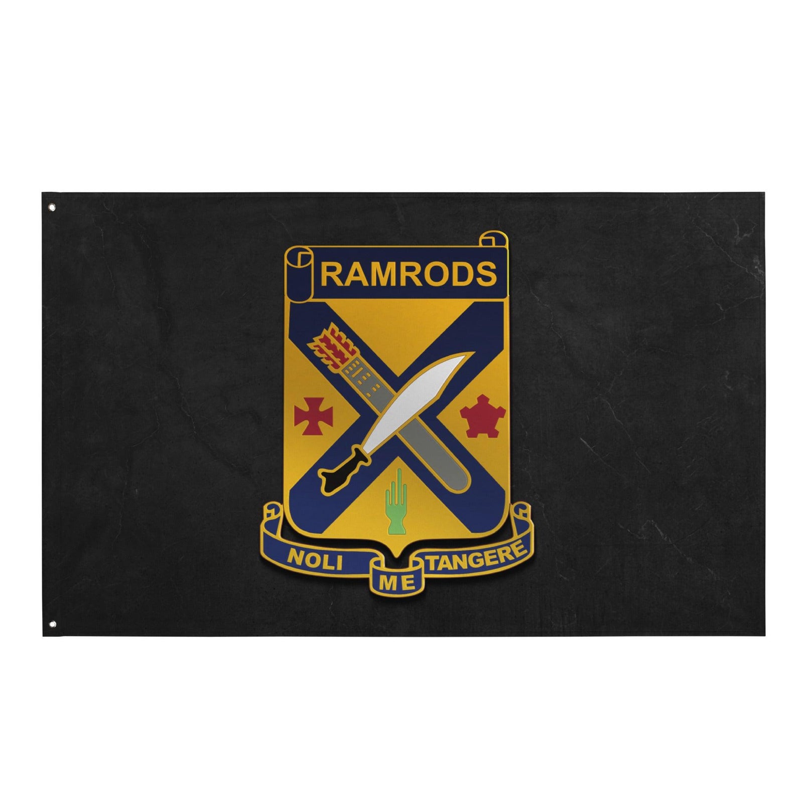U.S. Army 2-2 Infantry Regiment 'Ramrods' Flag Tactically Acquired Default Title  