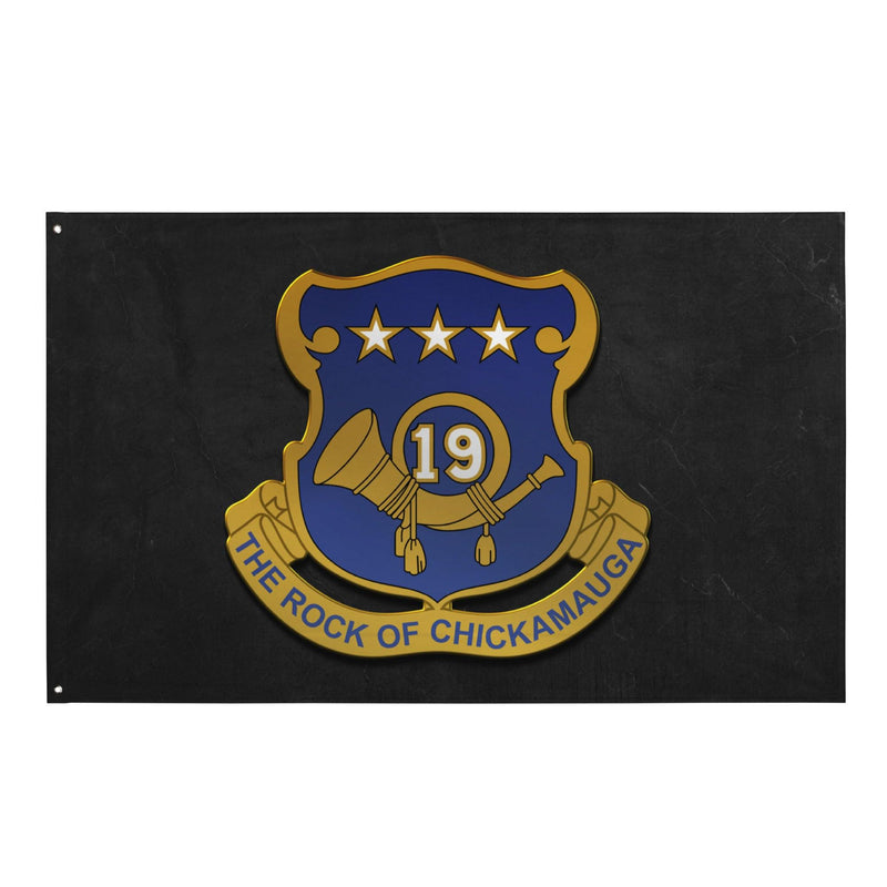 U.S. Army 19th Infantry Regiment Indoor Wall Flag