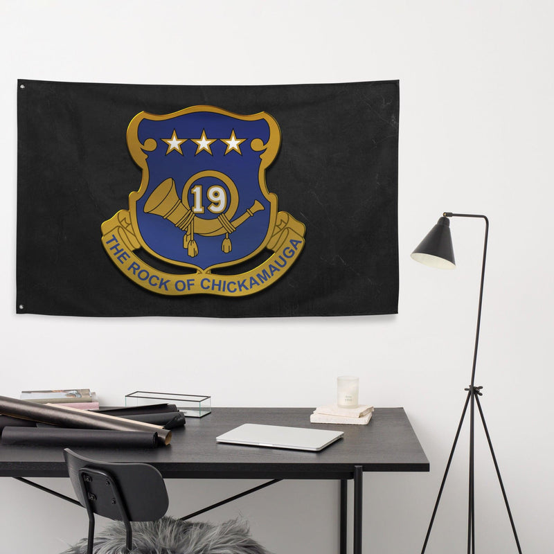 U.S. Army 19th Infantry Regiment Indoor Wall Flag