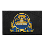 U.S. Army 24th Infantry Regiment Indoor Wall Flag Tactically Acquired   