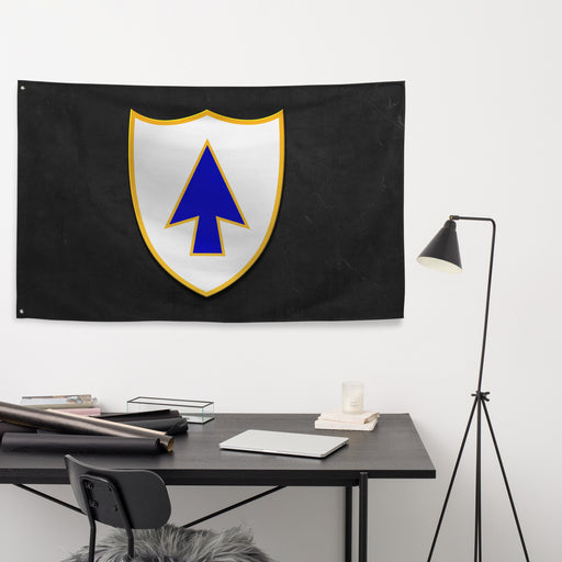 U.S. Army 26th Infantry Regiment Indoor Wall Flag Tactically Acquired   