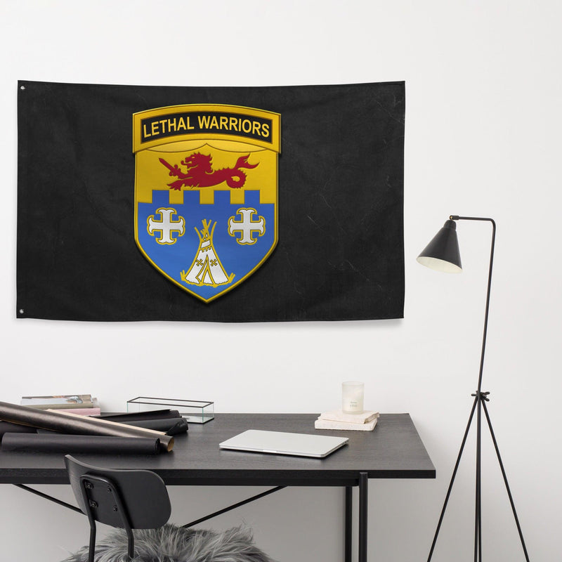 U.S. Army 2-12 Infantry 'Lethal Warriors' Flag