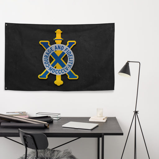 U.S. Army 10th Infantry Regiment Flag Tactically Acquired   