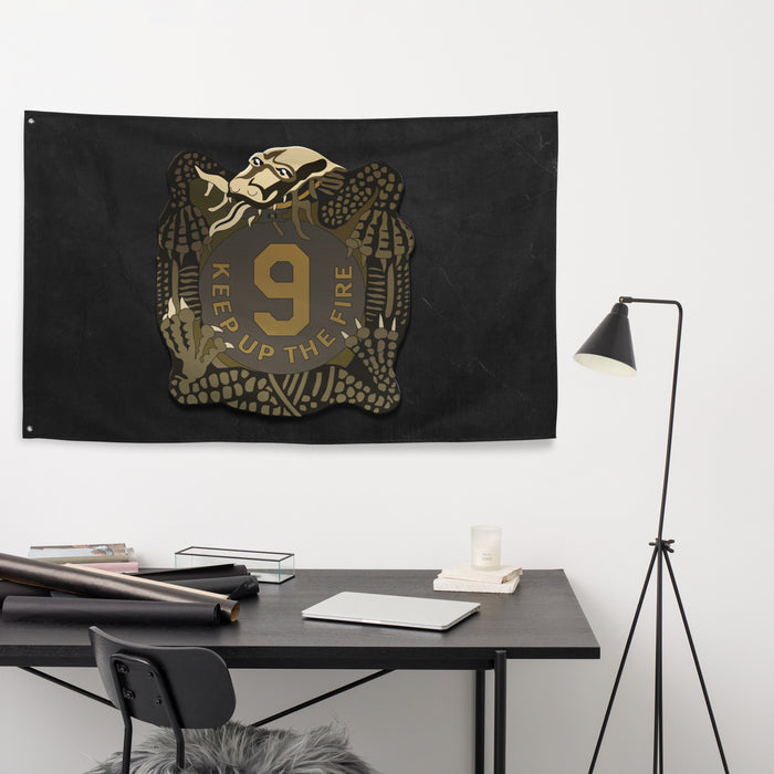 U.S. Army 9th Infantry Regiment Flag Tactically Acquired   