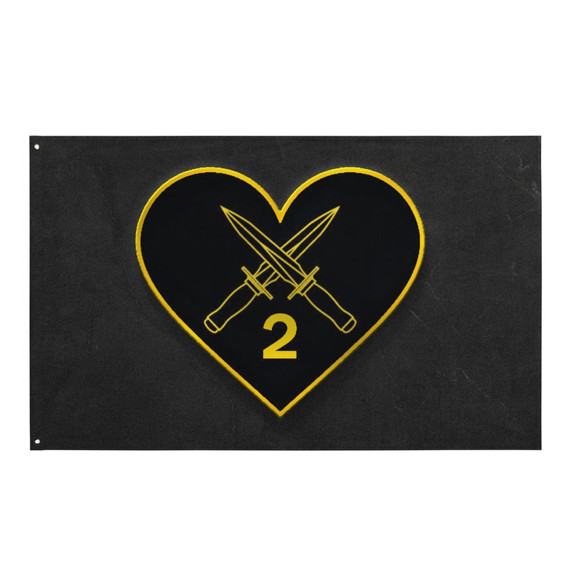 U.S. Army 2-502 Airborne Infantry Regiment 'Strike Force' Flag