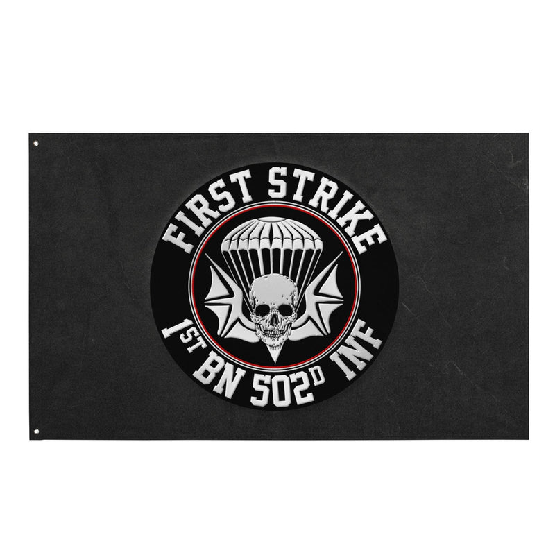 1-502 Airborne Infantry Regiment 'First Strike' Flag