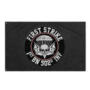 1-502 Airborne Infantry Regiment 'First Strike' Flag Tactically Acquired   