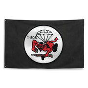 1-508 Parachute Infantry '1 Fury' Butt Devil Flag Tactically Acquired   