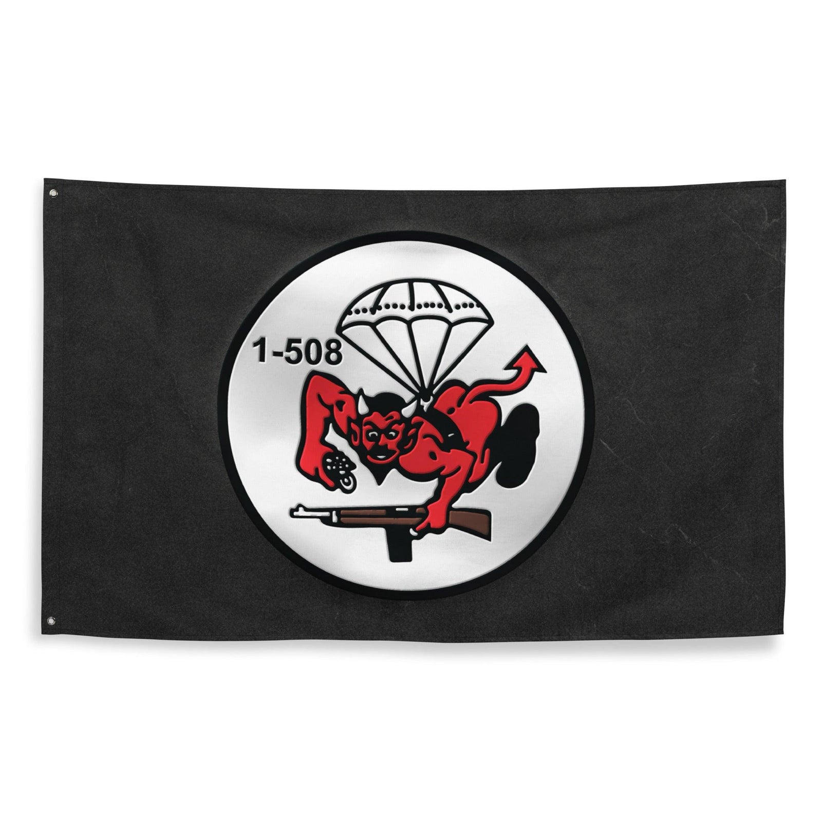 1-508 Parachute Infantry '1 Fury' Butt Devil Flag Tactically Acquired   