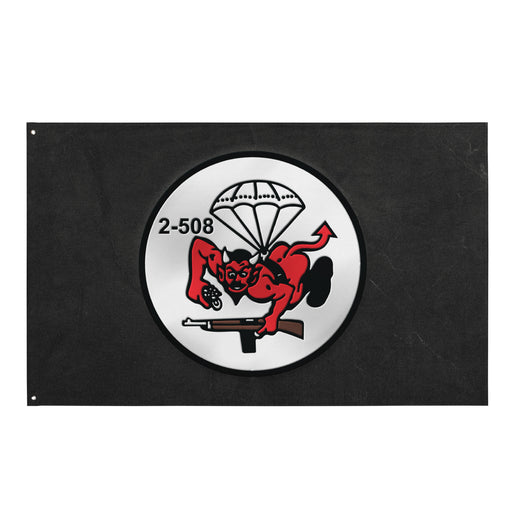 U.S. Army 2-508 Parachute Infantry '2 Fury' Butt Devil Flag Tactically Acquired Default Title  
