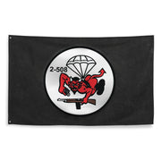 U.S. Army 2-508 Parachute Infantry '2 Fury' Butt Devil Flag Tactically Acquired   