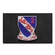 U.S. Army 2-508 Airborne Infantry '2 Fury' Black Flag Tactically Acquired Default Title  