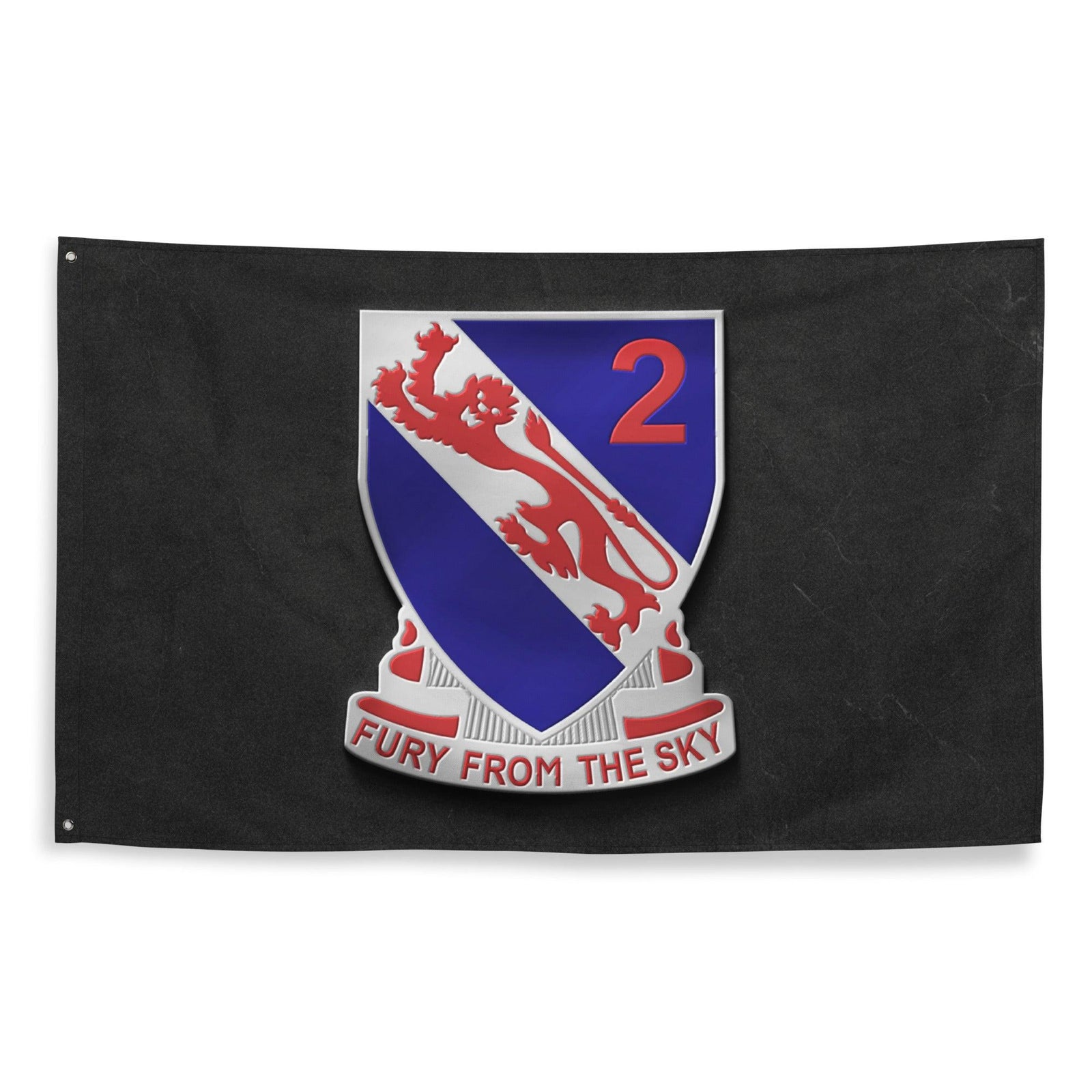 U.S. Army 2-508 Airborne Infantry '2 Fury' Black Flag Tactically Acquired   