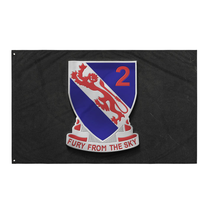 U.S. Army 2-508 Airborne Infantry '2 Fury' Black Flag Tactically Acquired   