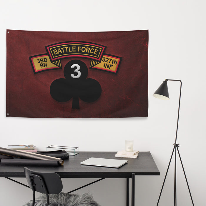 U.S. Army 3-327 INF RGT 'Battle Force' Flag Tactically Acquired   
