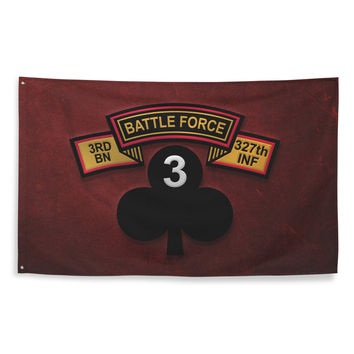 U.S. Army 3-327 INF RGT 'Battle Force' Flag Tactically Acquired   