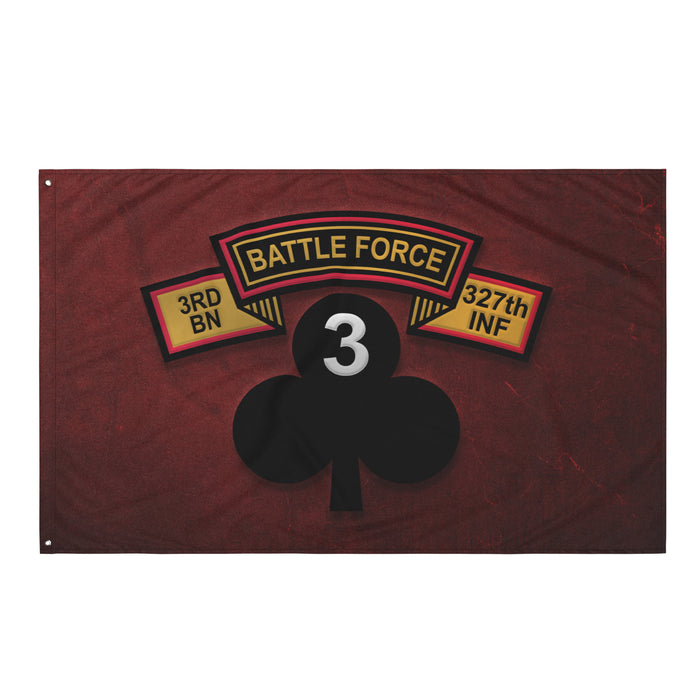 U.S. Army 3-327 INF RGT 'Battle Force' Flag Tactically Acquired   