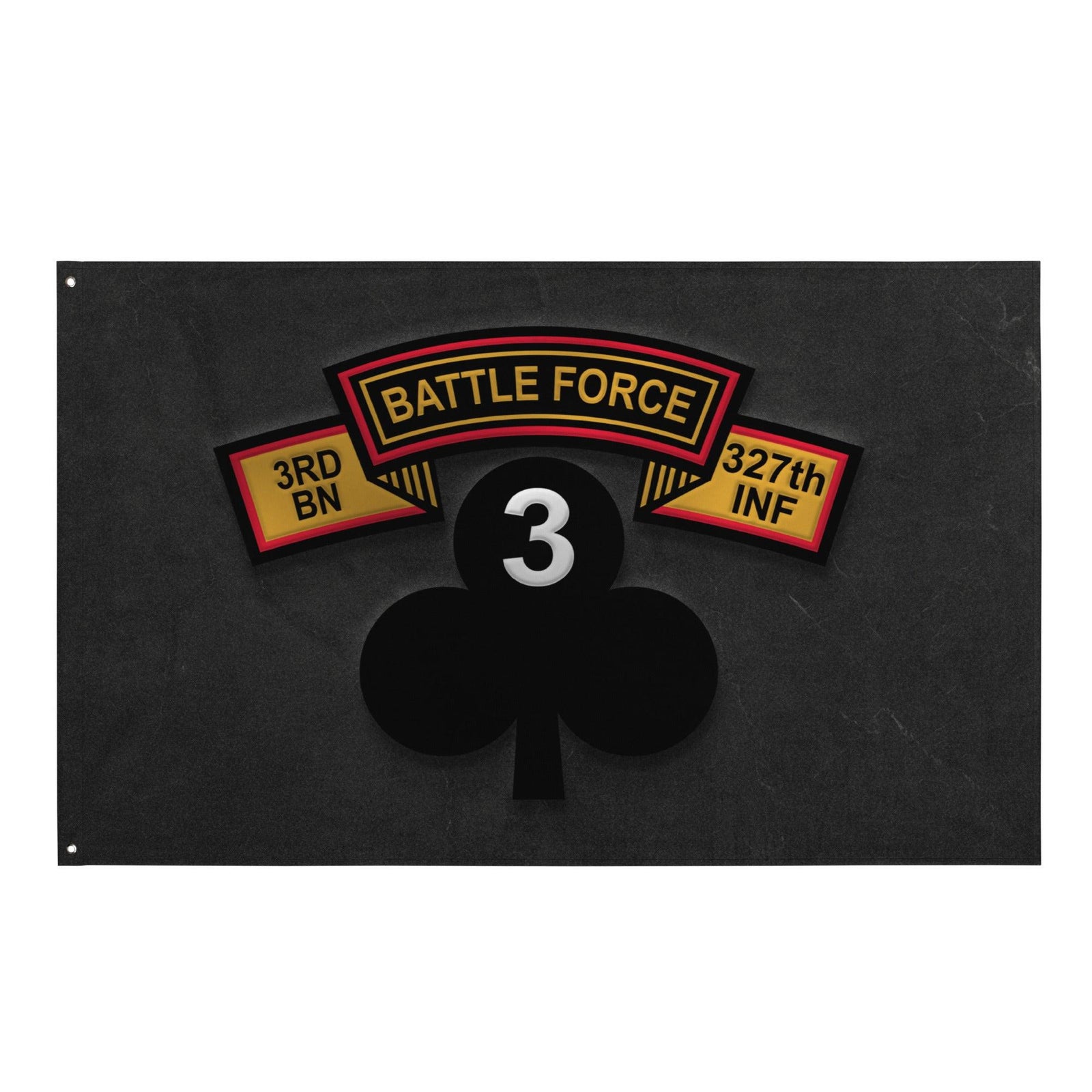 U.S. Army 3-327 Infantry 'Battle Force' Black Flag Tactically Acquired Default Title  