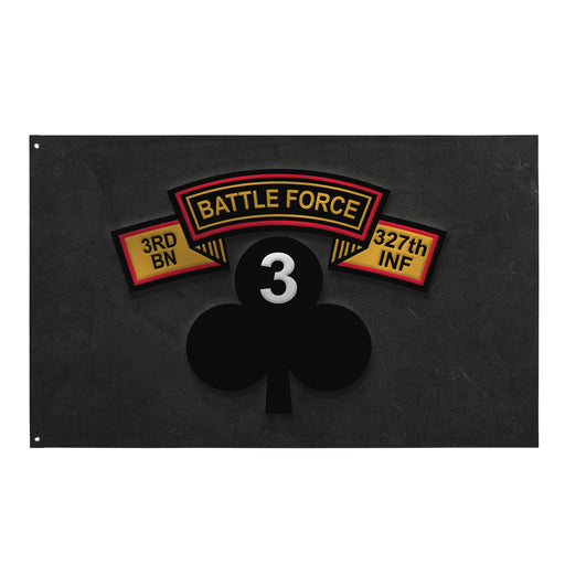 U.S. Army 3-327 Infantry 'Battle Force' Black Flag Tactically Acquired Default Title  