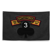 U.S. Army 3-327 Infantry 'Battle Force' Black Flag Tactically Acquired   