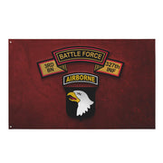 U.S. Army 3-327 Infantry 'Battle Force' 101st Airborne Flag Tactically Acquired Default Title  
