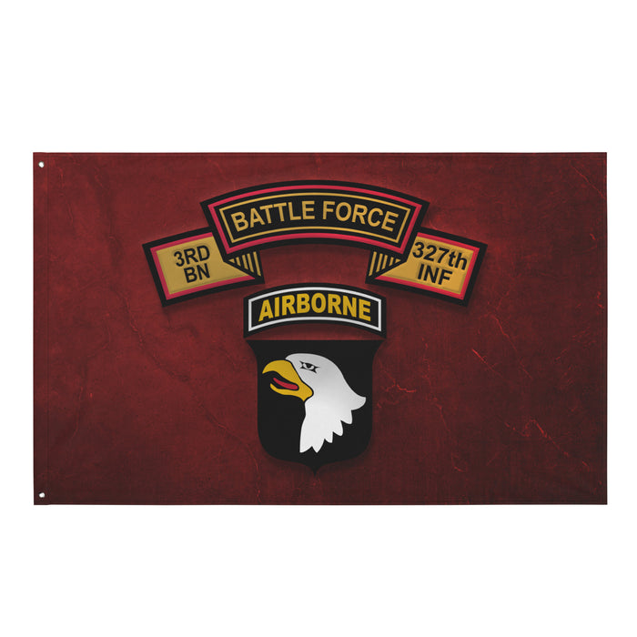 U.S. Army 3-327 Infantry 'Battle Force' 101st Airborne Flag Tactically Acquired Default Title  