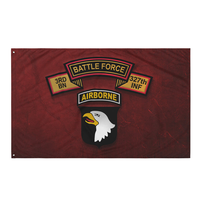 U.S. Army 3-327 Infantry 'Battle Force' 101st Airborne Flag Tactically Acquired   